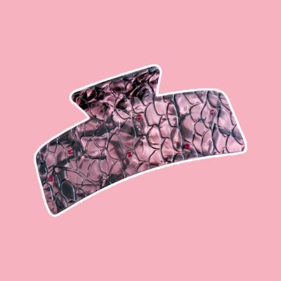 Dragon Scales Hair Claw Clip – Burgundy