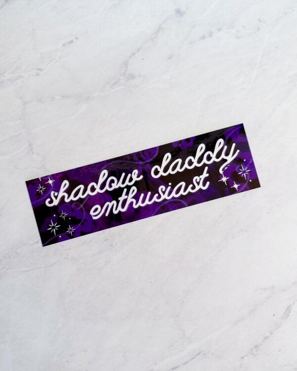 Shadow Daddy Enthusiast Bumper Sticker - Image 4