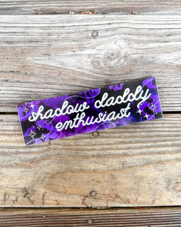 Shadow Daddy Enthusiast Bumper Sticker - Image 3