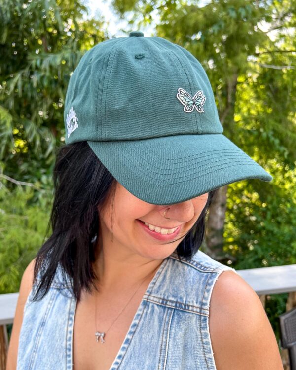 Minimalist Fairy Wings Dad Hat - Image 4