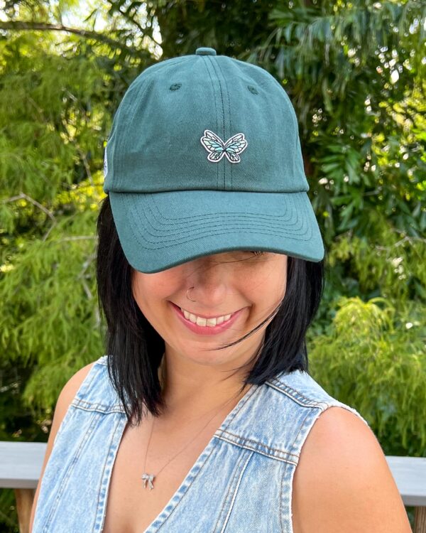 Minimalist Fairy Wings Dad Hat - Image 2