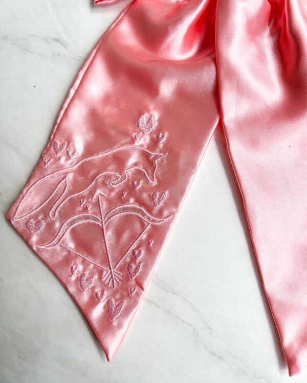 Ballad of the Archer & the Fox Satin Hair Bow Clip - Image 7