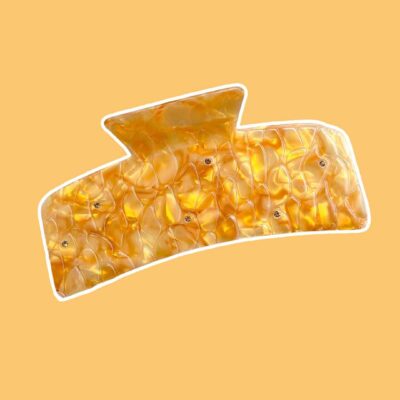 Dragon Scales XL Hair Claw Clip – Gold