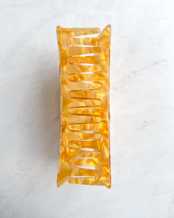 Dragon Scales XL Hair Claw Clip - Gold - Image 6