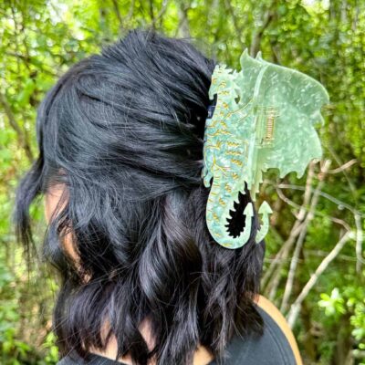 Dragon Hair Claw Clip – Green
