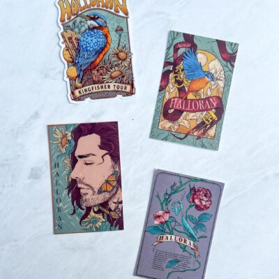 Set of Halloran Tour Posters Sticker Pack