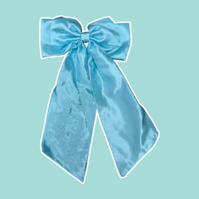 Magical Day Satin Hair Bow Clip
