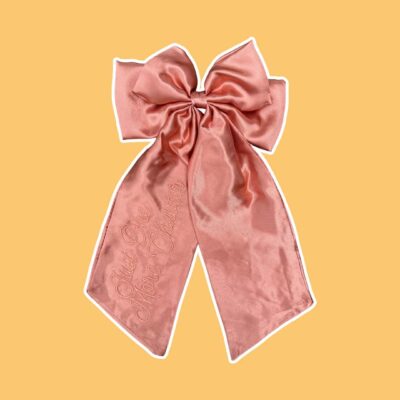 One More Chapter Satin Hair Bow Clip