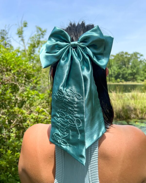 Rather Be Reading Hair Bow Clip - Image 5