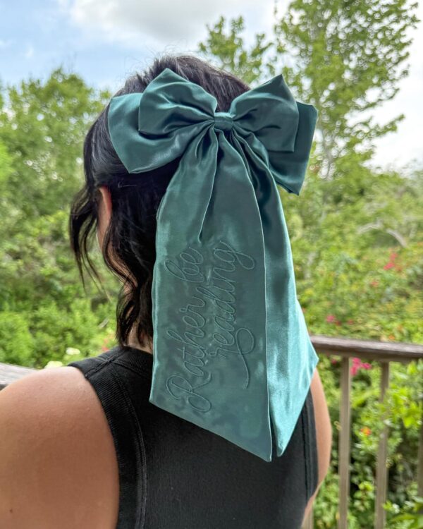 Rather Be Reading Hair Bow Clip - Image 6
