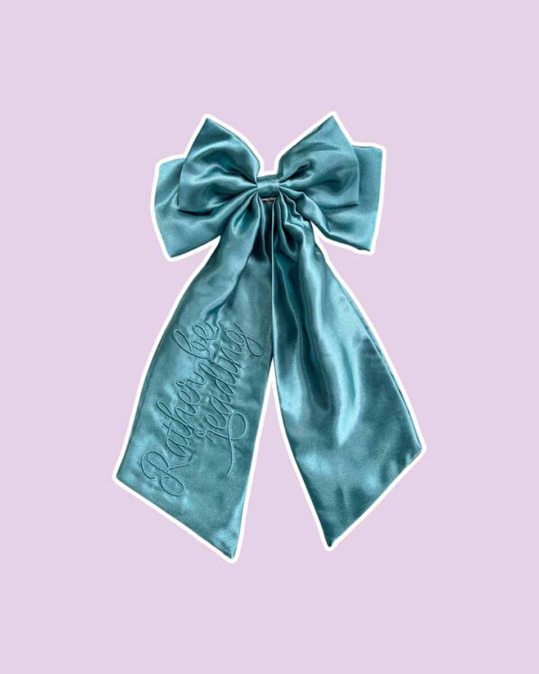 Rather Be Reading Hair Bow Clip