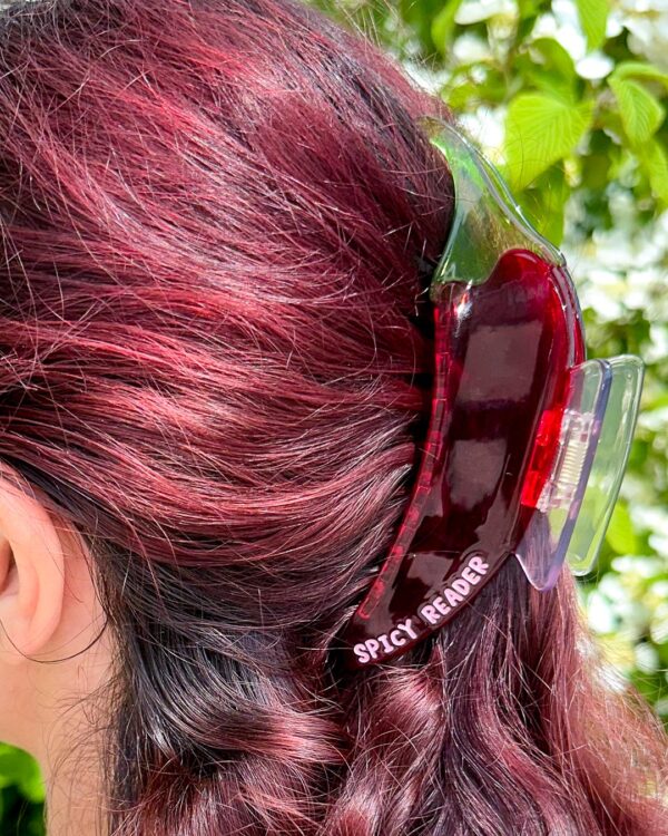 Spicy Reader Clear Hair Claw Clip - Image 4
