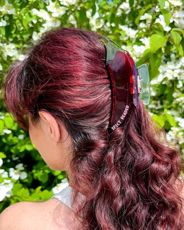 Spicy Reader Clear Hair Claw Clip - Image 3