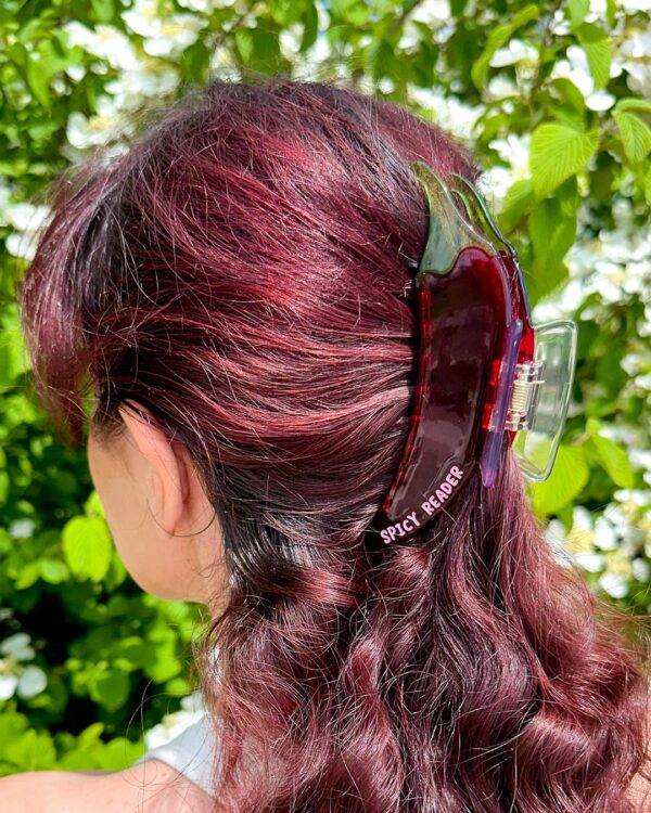 Spicy Reader Clear Hair Claw Clip - Image 2