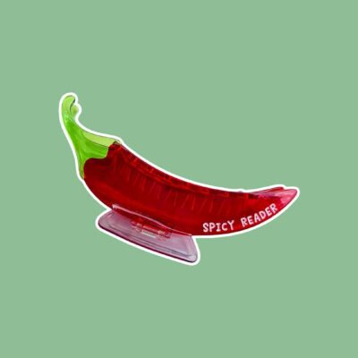 Spicy Reader Clear Hair Claw Clip