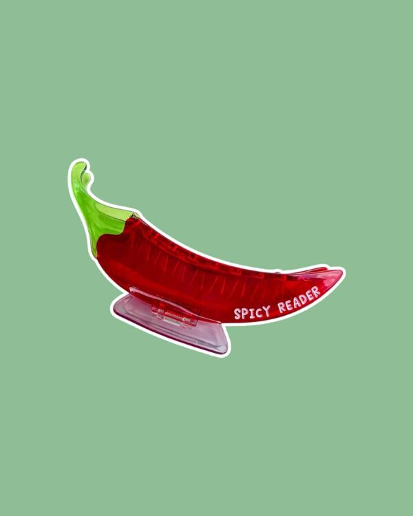 Spicy Reader Clear Hair Claw Clip