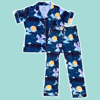 *PRE-ORDER* Celestial Dragons Bamboo Long Pants Pajama Set