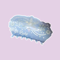 High Lady of the Winter Court Hair Claw Clip