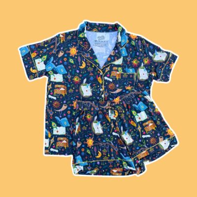 Wizard Pendragon’s Baubles Bamboo Shorts Pajama Set