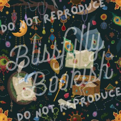 *PRE-ORDER* Wizard Pendragon’s Baubles Bamboo Long Pants Pajama Set